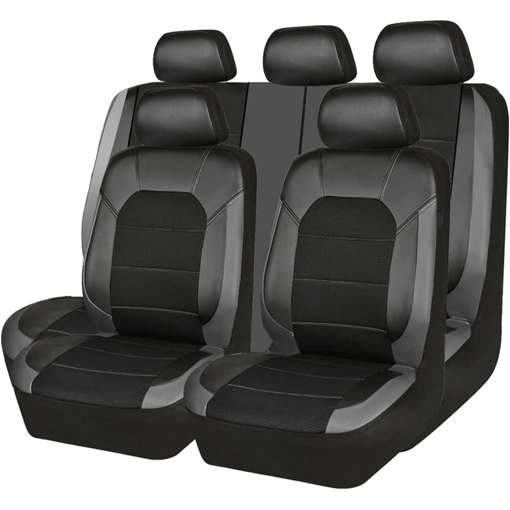 Leather Car Seat Covers Full Set Universal - Housse de siège de voiture en