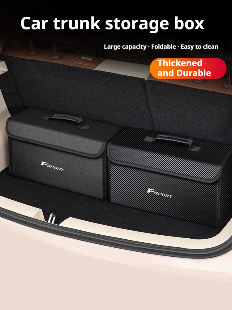 Boîte de rangement de coffre d - Car Trunk Organizer Foldable Storage Box avis et prix