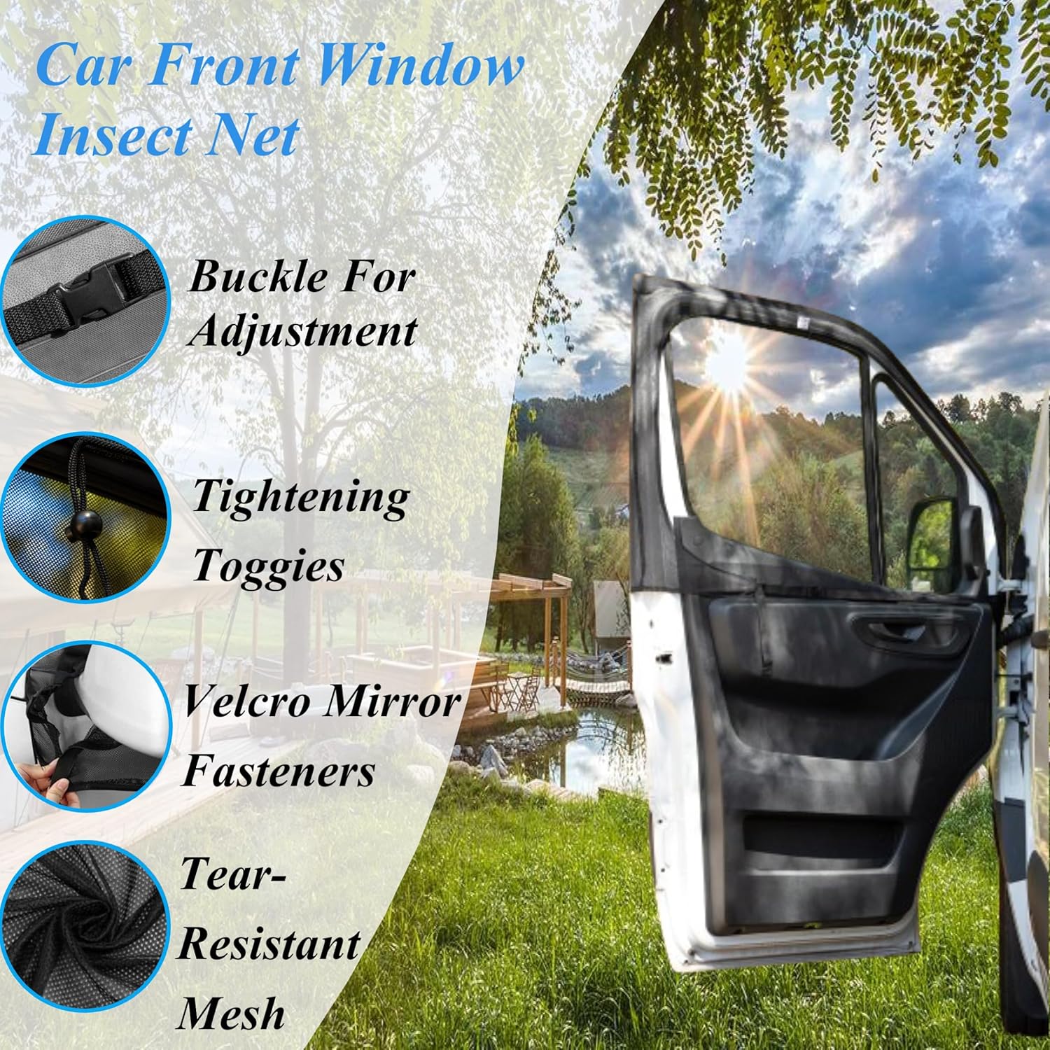 Paire de moustiquaires univers - Car Accessories avis et prix