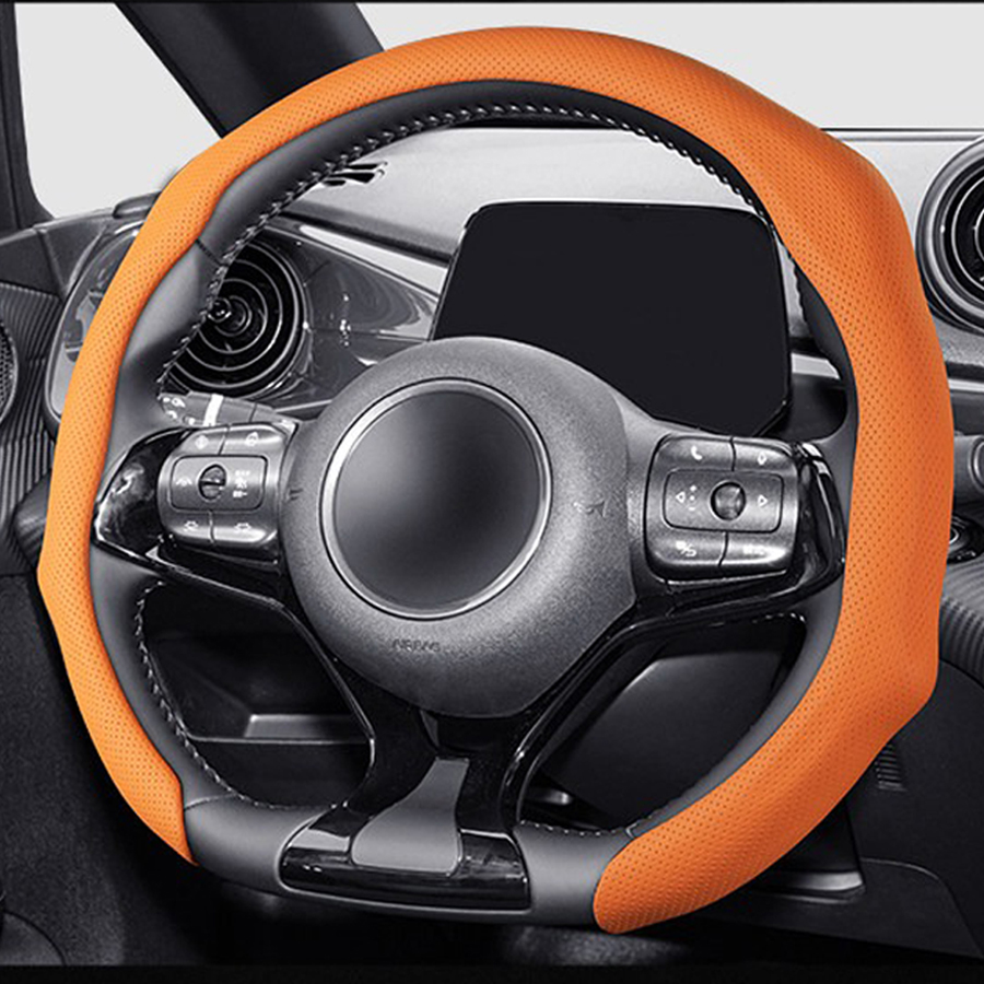 Housse de volant universelle e - Car Steering Wheel Cover Anti Slip Breathable avis et prix