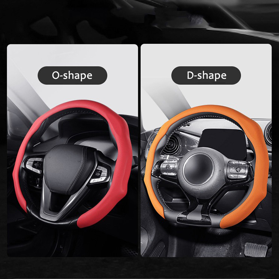 Housse de volant universelle e - Car Steering Wheel Cover Anti Slip Breathable avis et prix