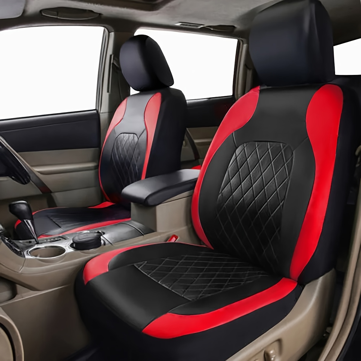 Housses de Siège Voiture Motif - Leather Car Seat Covers Full Set Universal avis et prix