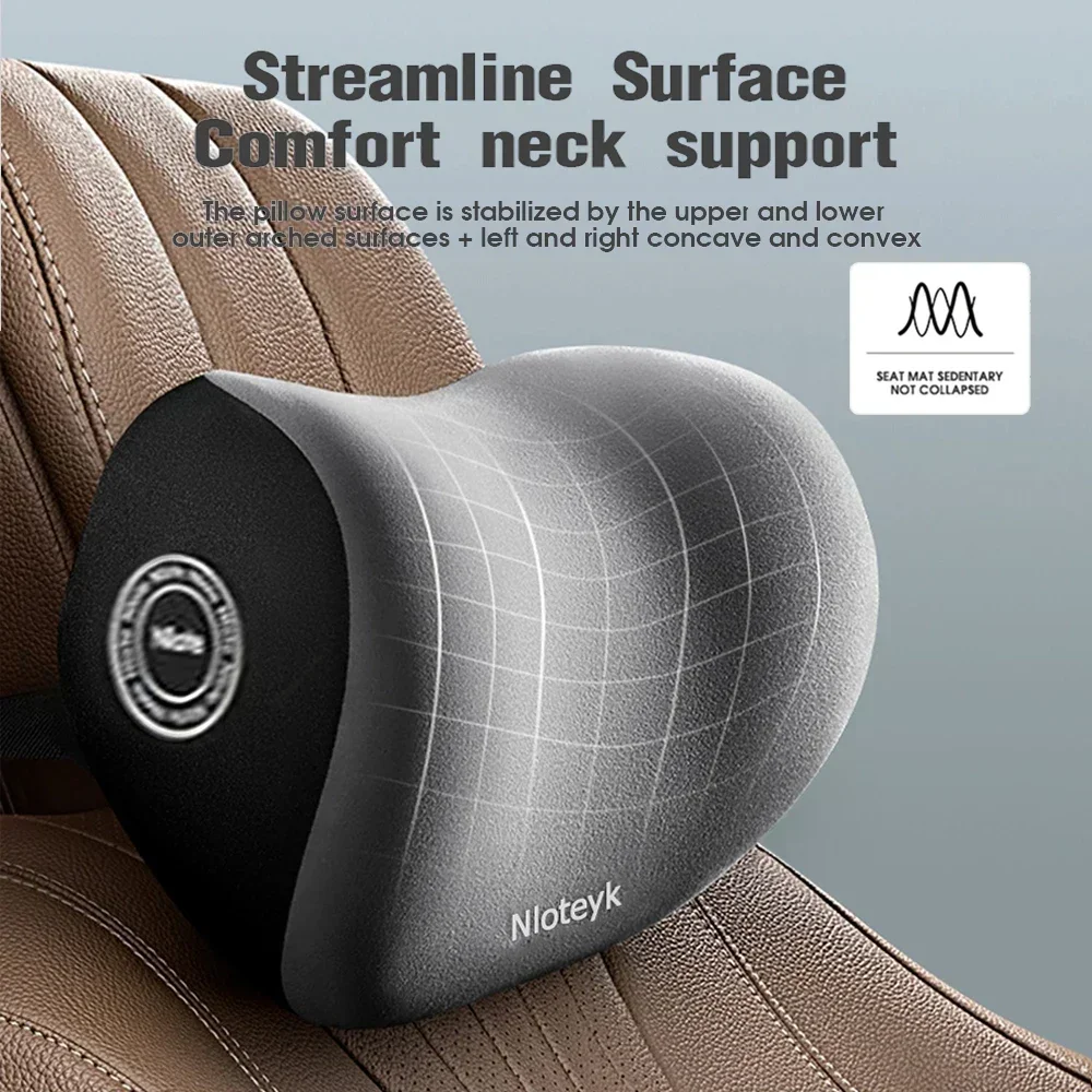 Ensemble de coussin de nuque e - Memory Foam Car Neck Pillow Lumbar Support avis et prix
