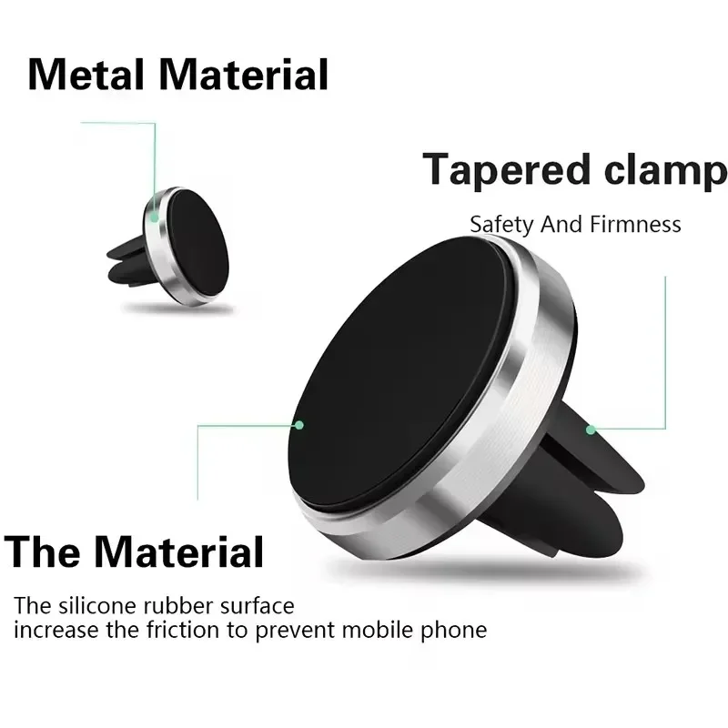 Support magnétique universel p - Magnetic Phone Holder For Car Vent avis et prix