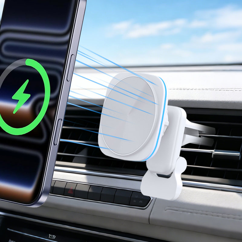 Chargeur magnétique sans fil 1 - Magnetic Phone Holder For Car Vent avis et prix