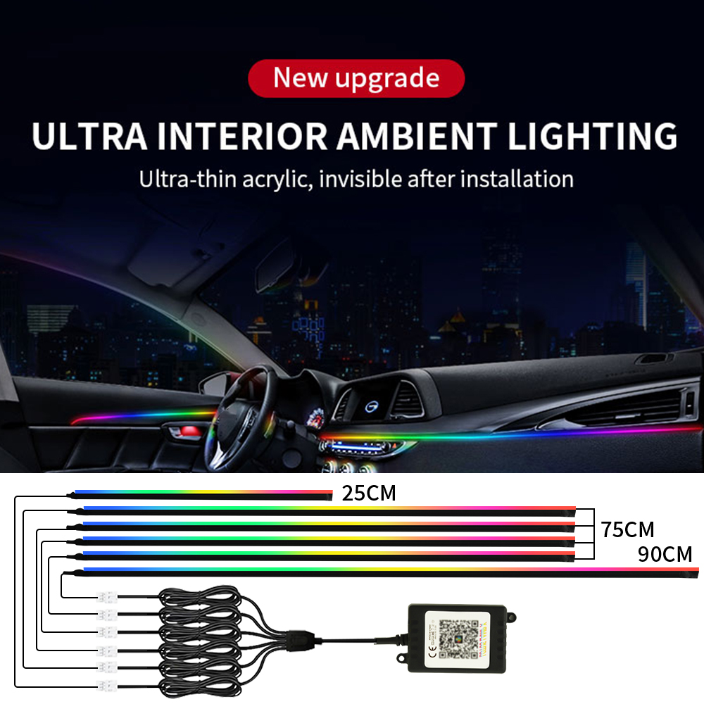 Symphony – Kit de lumières d'a - Led Ambient Interior Car Lights App Control avis et prix